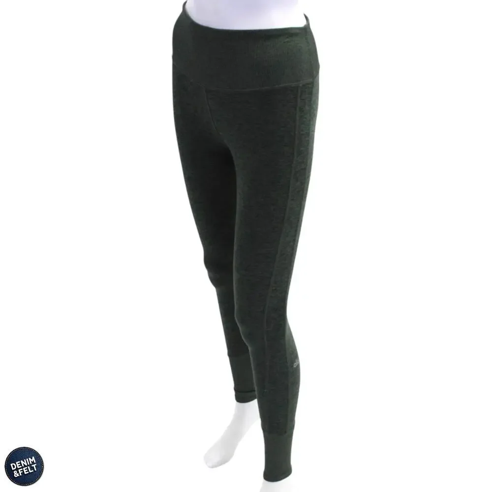 Alo‎ Yoga Seamless Leggings Green Heathered High Waist Sculpt Fit Size Small